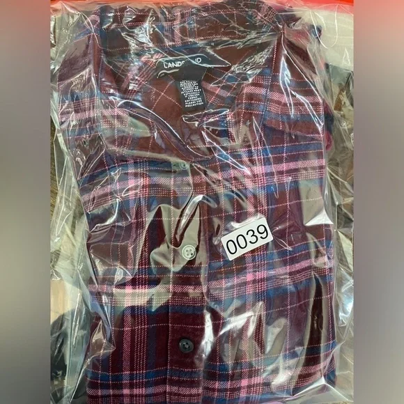 Lands End Flannel Shirt Bundle‎ - Picture 5 of 5